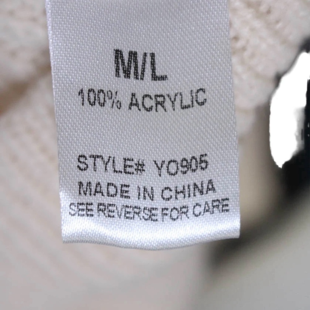 Audrey 3+1 Cream Button-Up Cardigan Size M/L - Picture 6 of 9